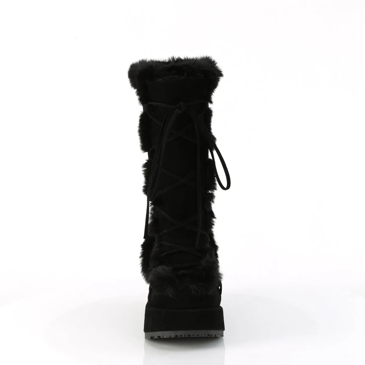 2 Inch Platform CUBBY-311 Black Suede