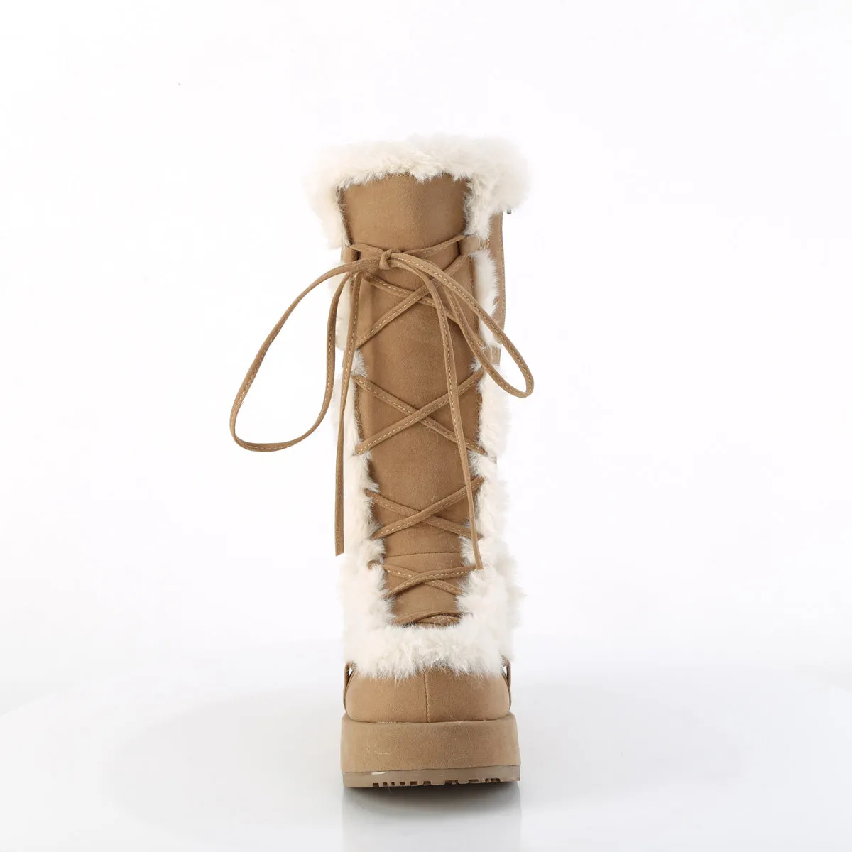 2 Inch Platform CUBBY-311 Camel Suede