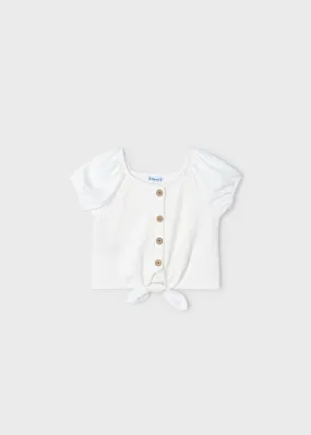 3086 - s/s t shirt for girl - Natural