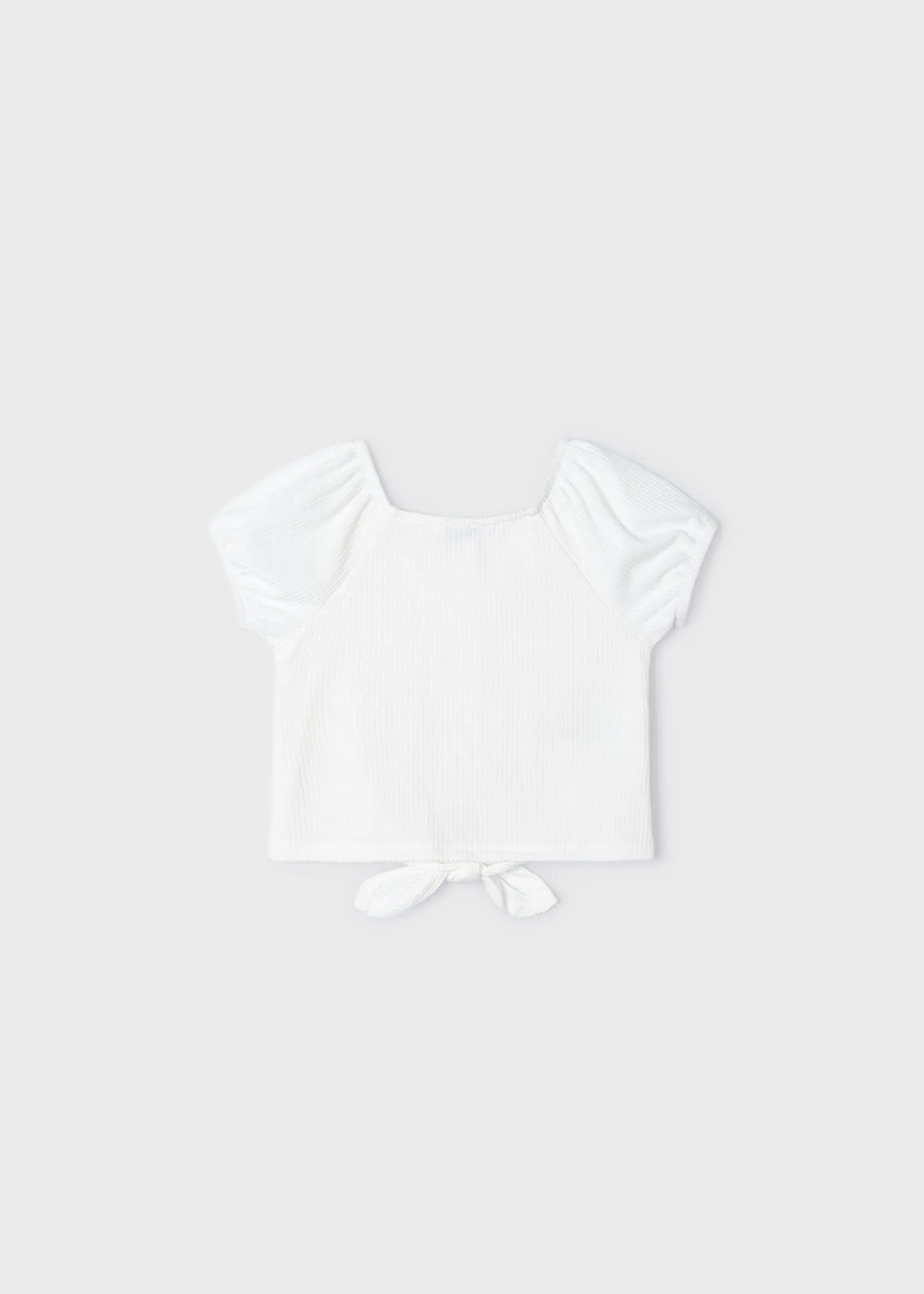 3086 - s/s t shirt for girl - Natural