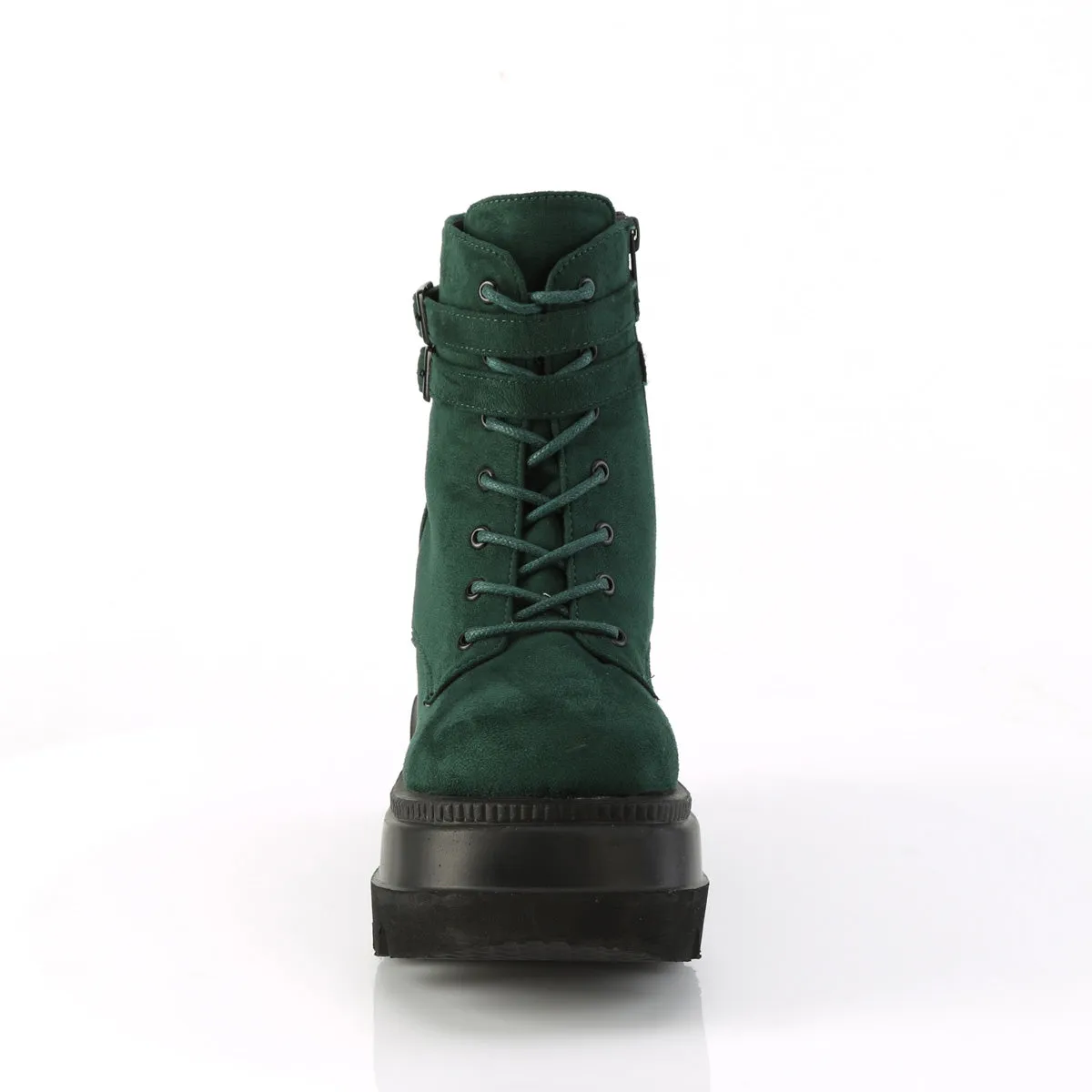 4 Inch Platform SHAKER-52 Emerald Suede