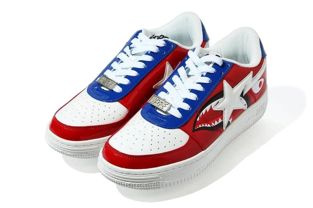 A Bathing Ape Bapesta Low M2 'Shark Face ‑ Red'