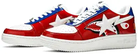 A Bathing Ape Bapesta Low M2 'Shark Face ‑ Red'