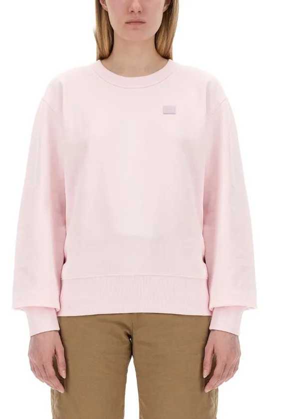 Acne Studios  |Long Sleeves Cotton Logo Hoodies & Sweatshirts