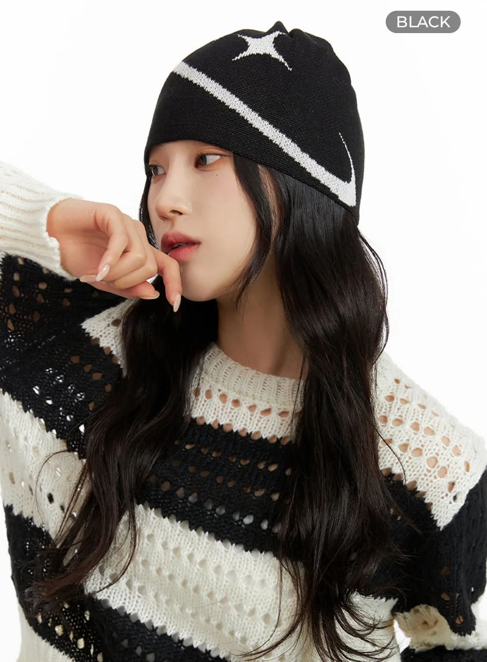 Acubi Star Graphic Beanie IF421