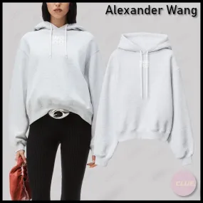 Alexander Wang  |Long Sleeves Cotton Logo Hoodies & Sweatshirts