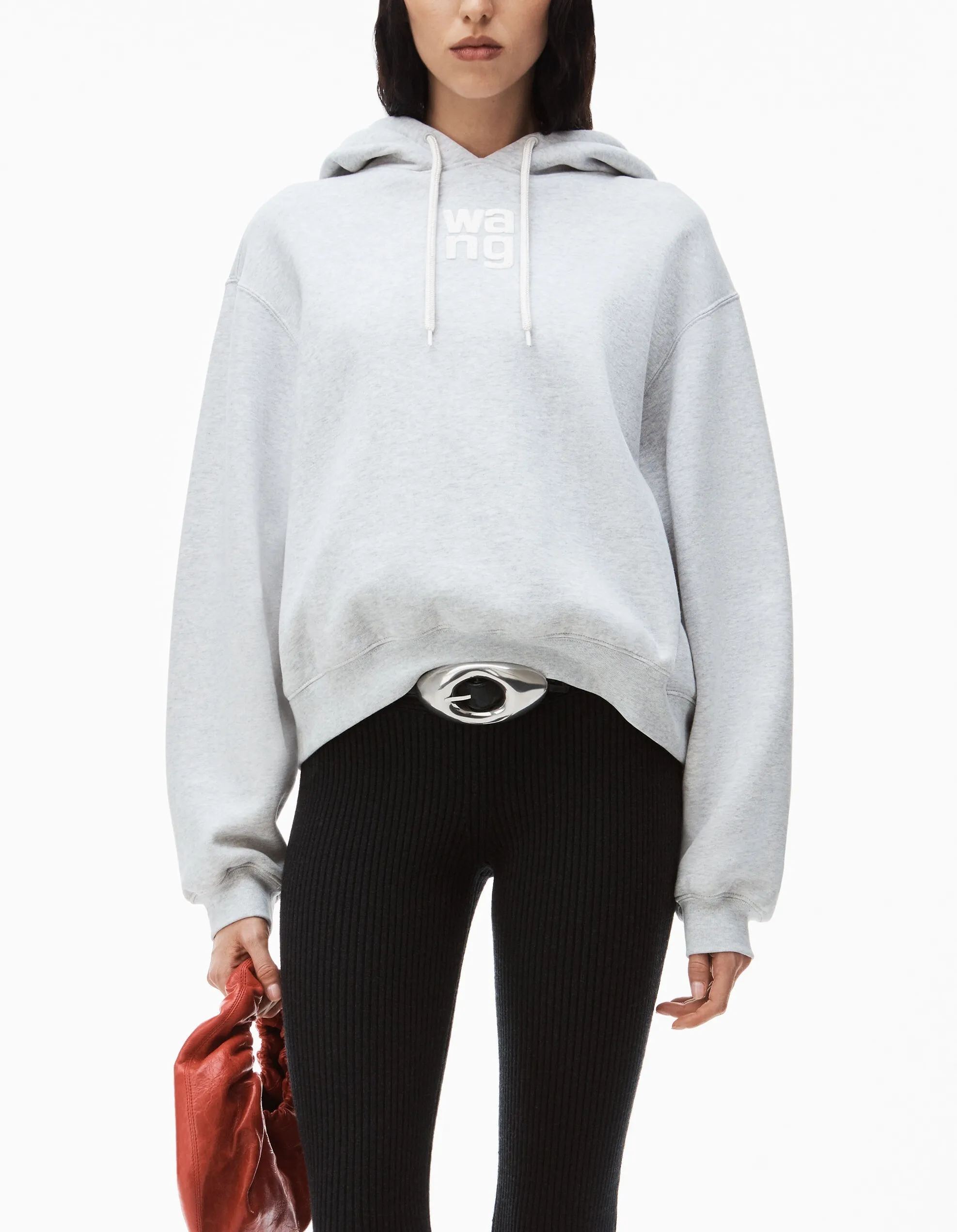 Alexander Wang  |Long Sleeves Cotton Logo Hoodies & Sweatshirts