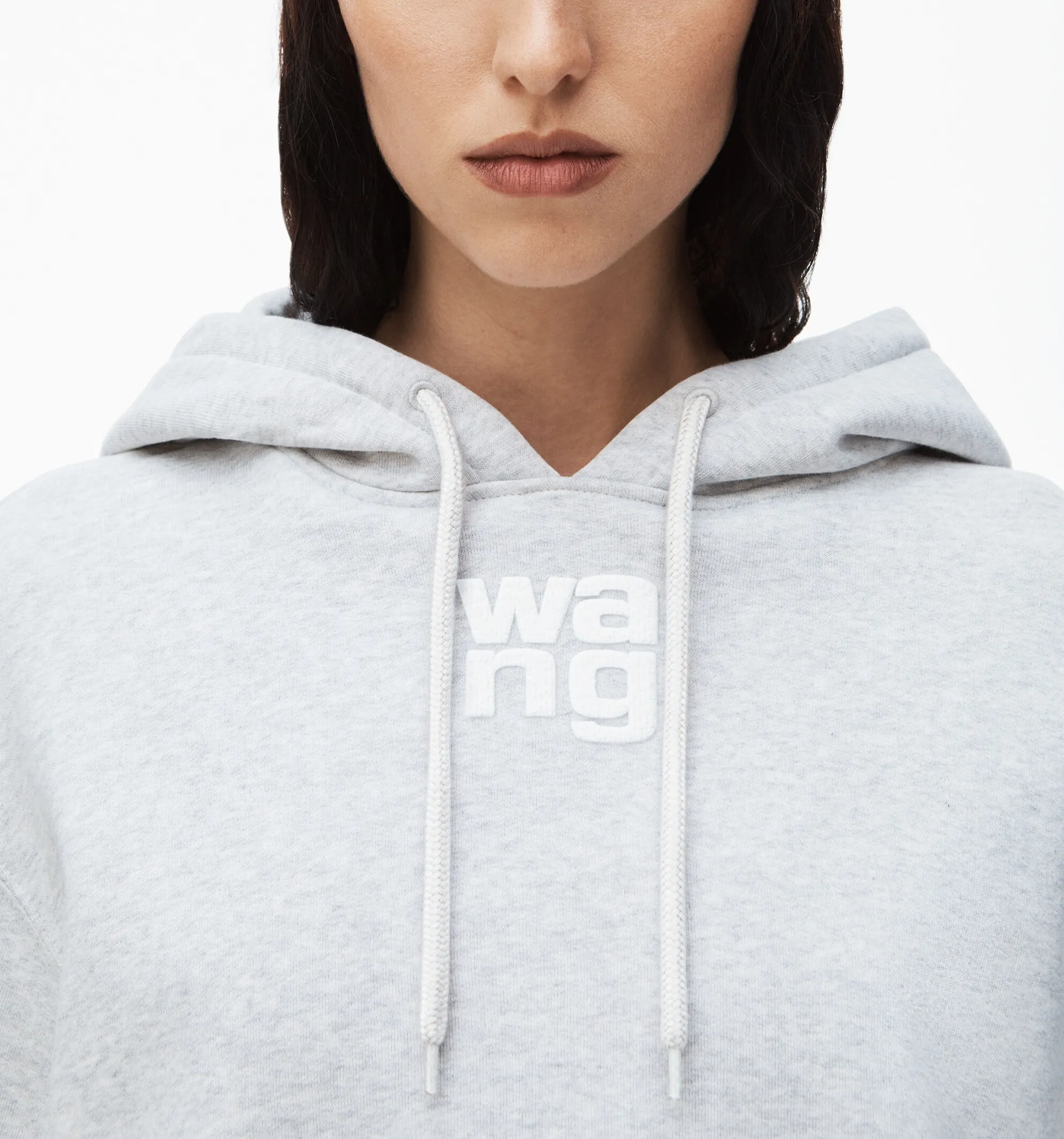 Alexander Wang  |Long Sleeves Cotton Logo Hoodies & Sweatshirts