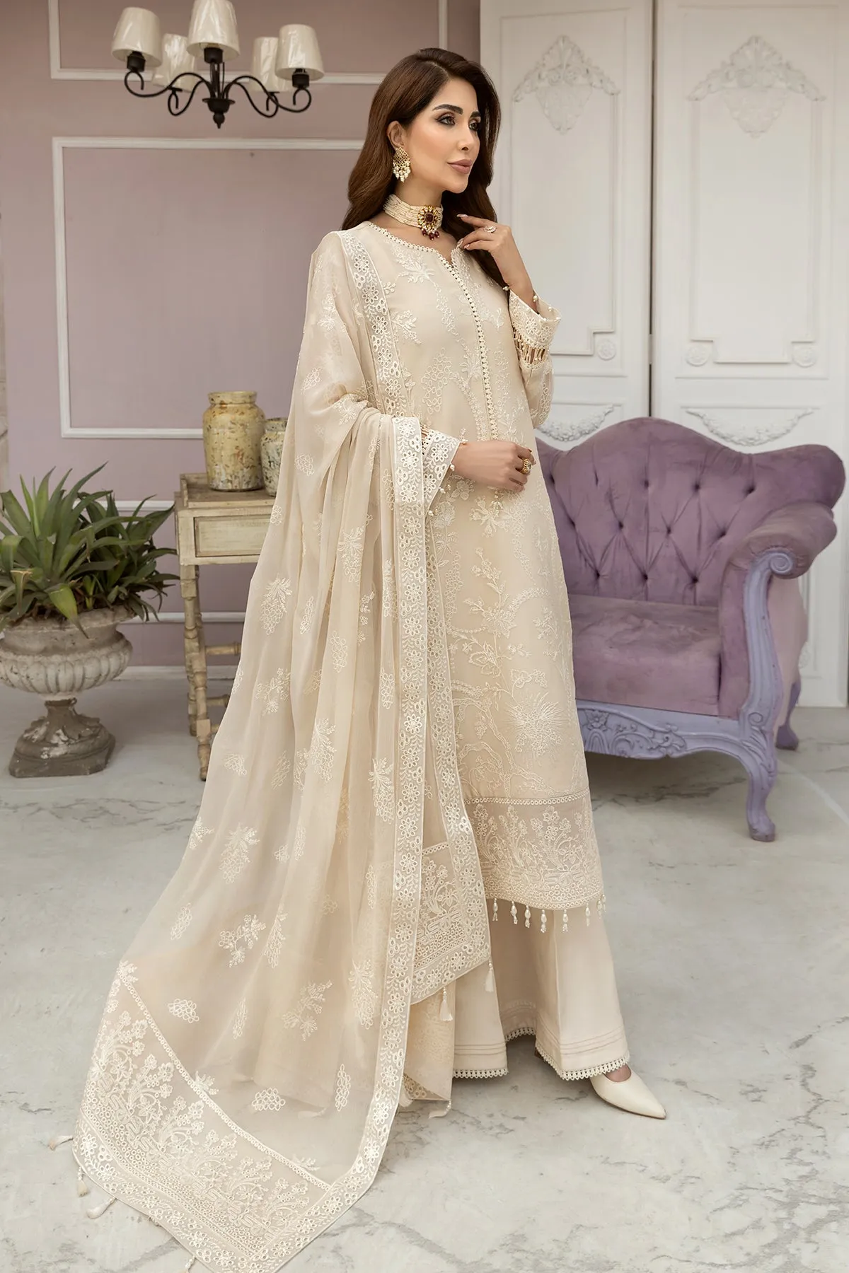 Alizeh Fashion Dhaagay Luxury Formal Unstitched 3 Piece Suit 03-MOTIYA