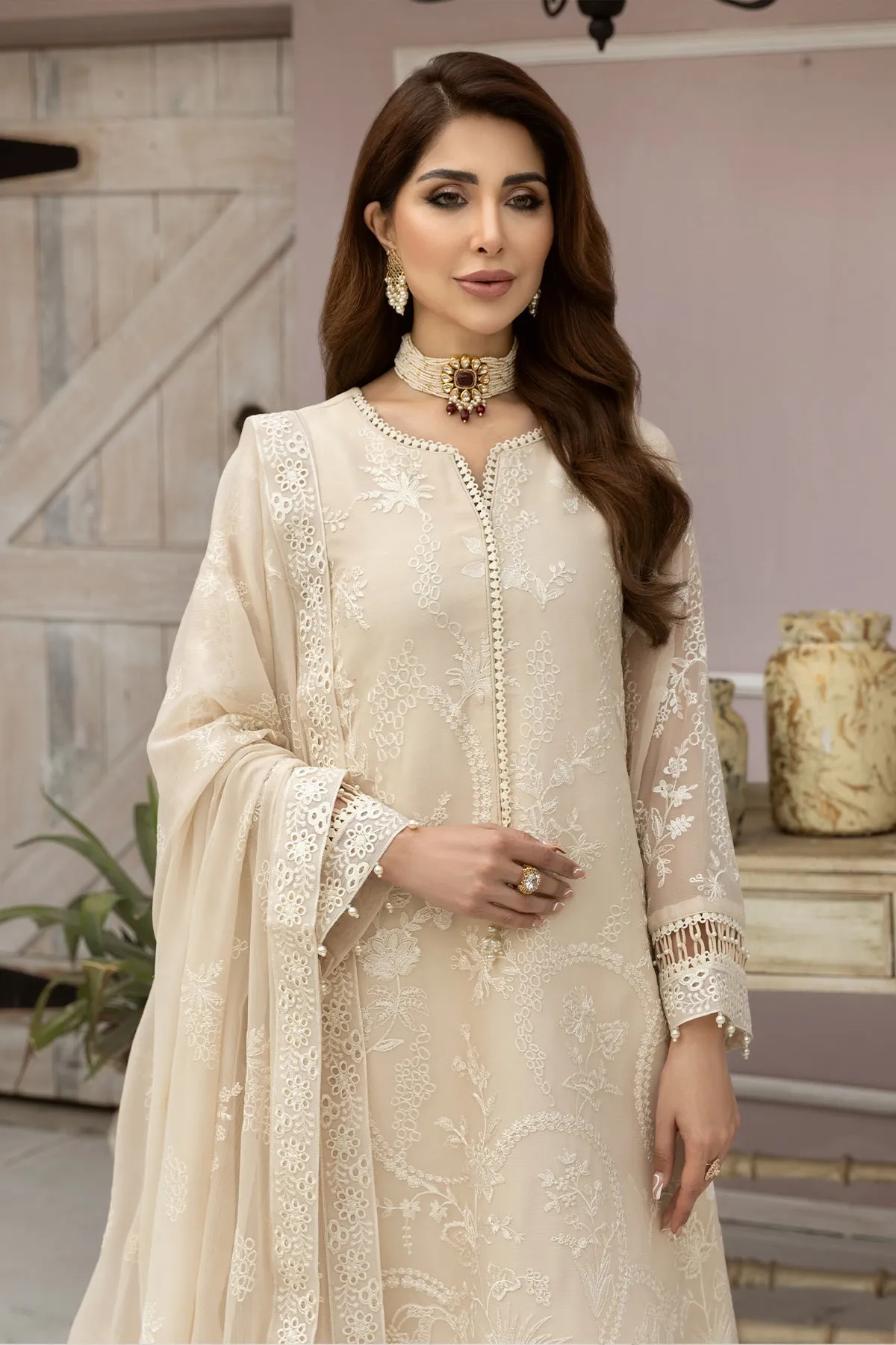 Alizeh Fashion Dhaagay Luxury Formal Unstitched 3 Piece Suit 03-MOTIYA