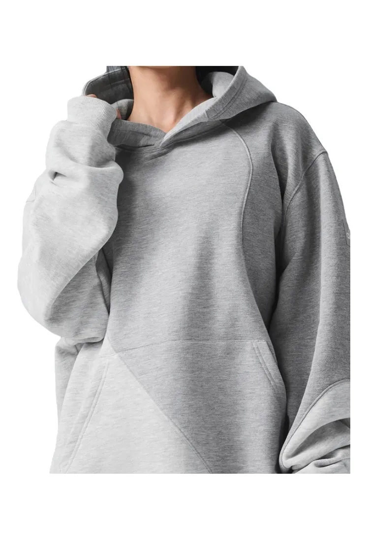 ALO Yoga  |Unisex Long Sleeves Cotton Hoodies & Sweatshirts