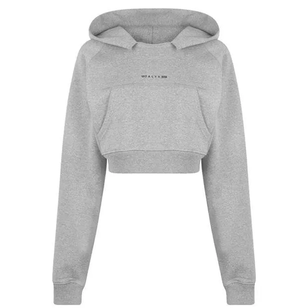 ALYX  |Long Sleeves Plain Cotton Logo Hoodies & Sweatshirts