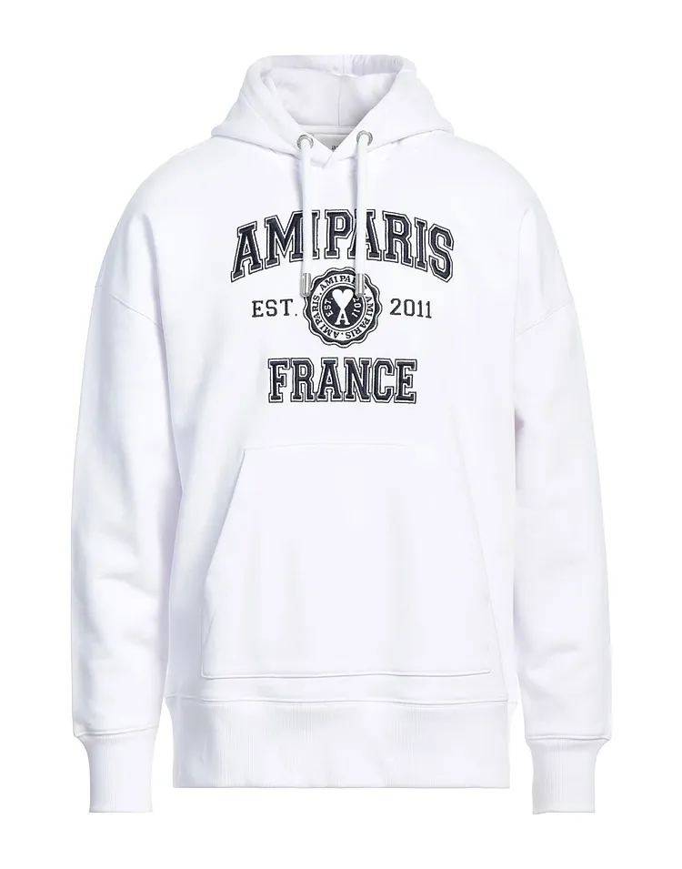 AMI PARIS  |Long Sleeves Logo Designers Hoodies