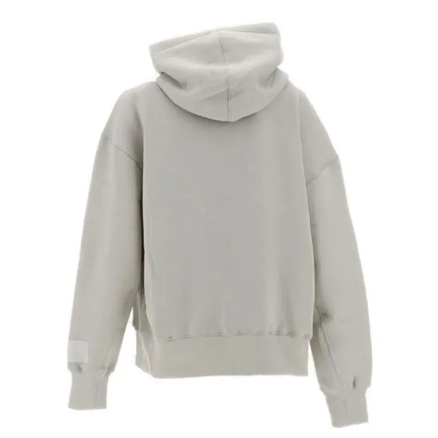 AMI PARIS  |Long Sleeves Plain Cotton Hoodies & Sweatshirts