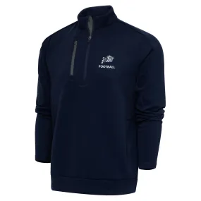 Antigua Navy Midshipmen Navy Football Generation Quarter-Zip Pullover Top