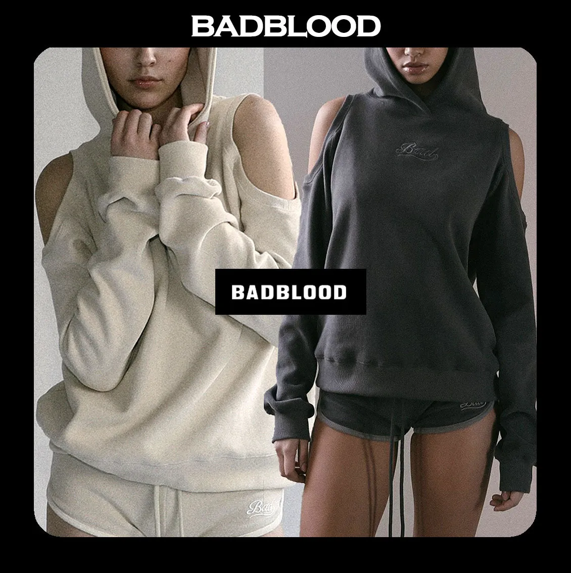 BADBLOOD  |Street Style Hoodies & Sweatshirts