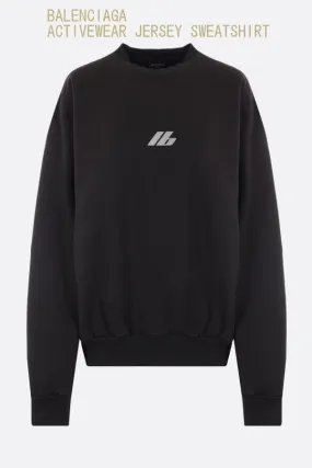 BALENCIAGA  |Crew Neck Plain Cotton Logo Hoodies & Sweatshirts