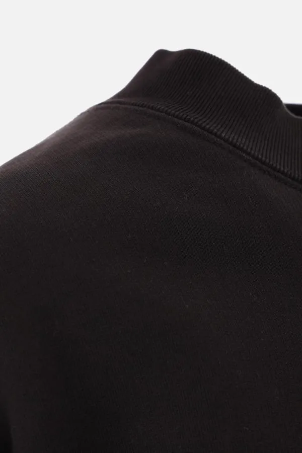 BALENCIAGA  |Crew Neck Plain Cotton Logo Hoodies & Sweatshirts