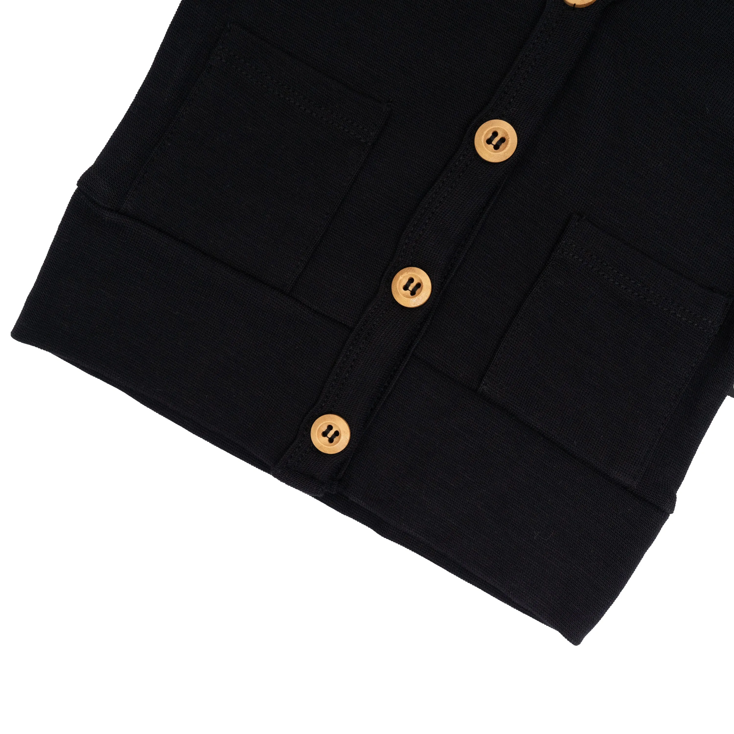 Bamboo Jersey Cardigan in Midnight