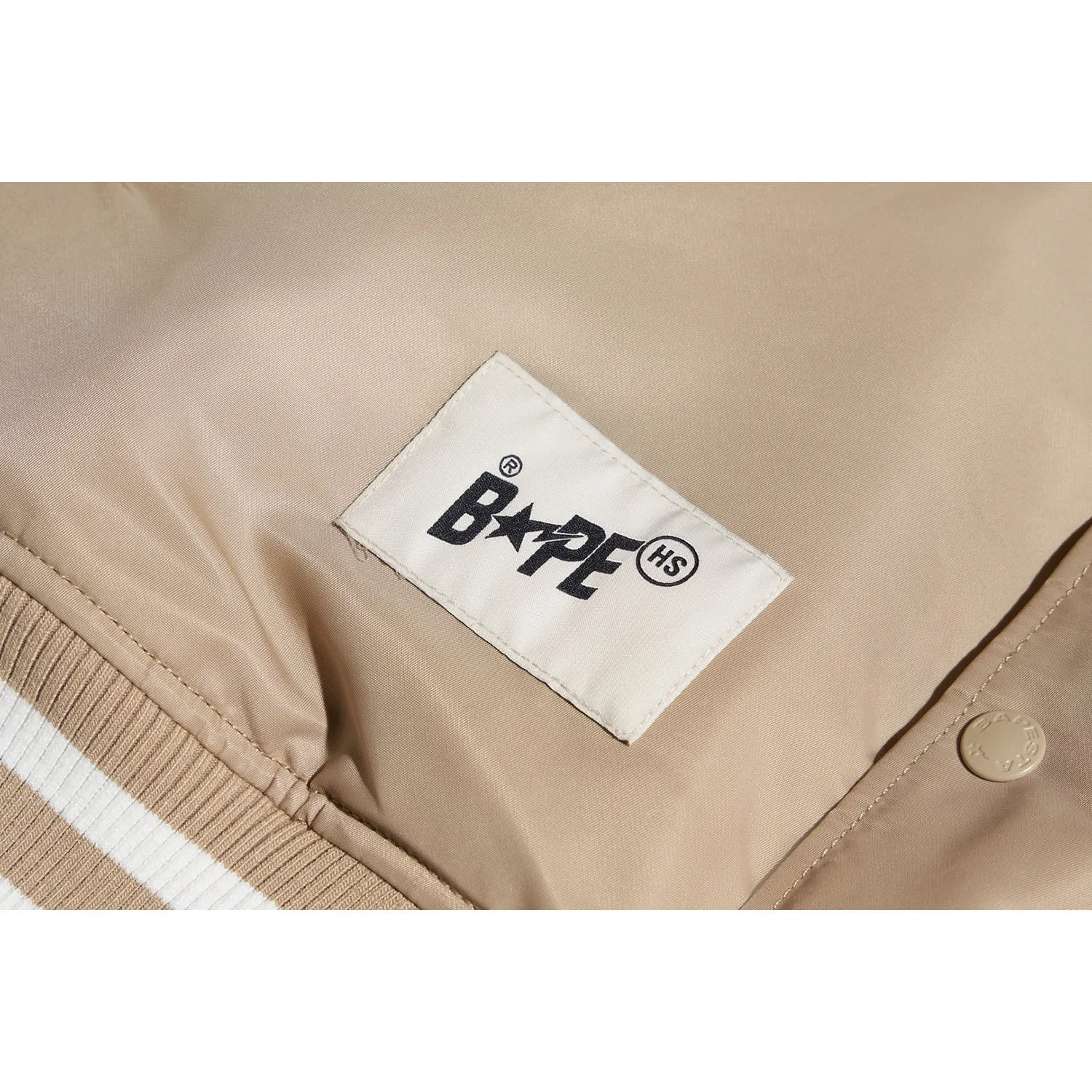 BAPE X HIGHSNOBIETY NYLON VARSITY JACKET MENS