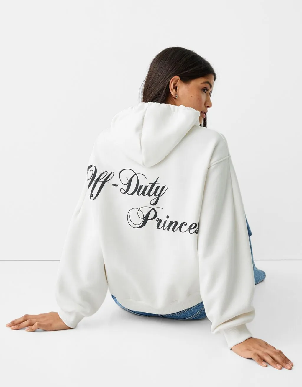 Bershka  |Sweat Long Sleeves Hoodies & Sweatshirts