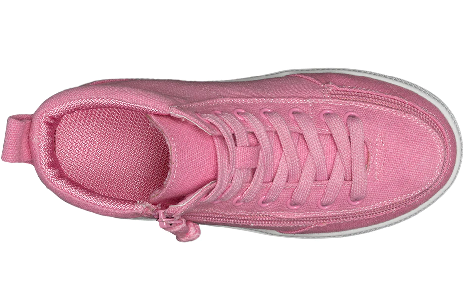 Billy Girls Toddler Hightop Zip Up Shoes- Pink