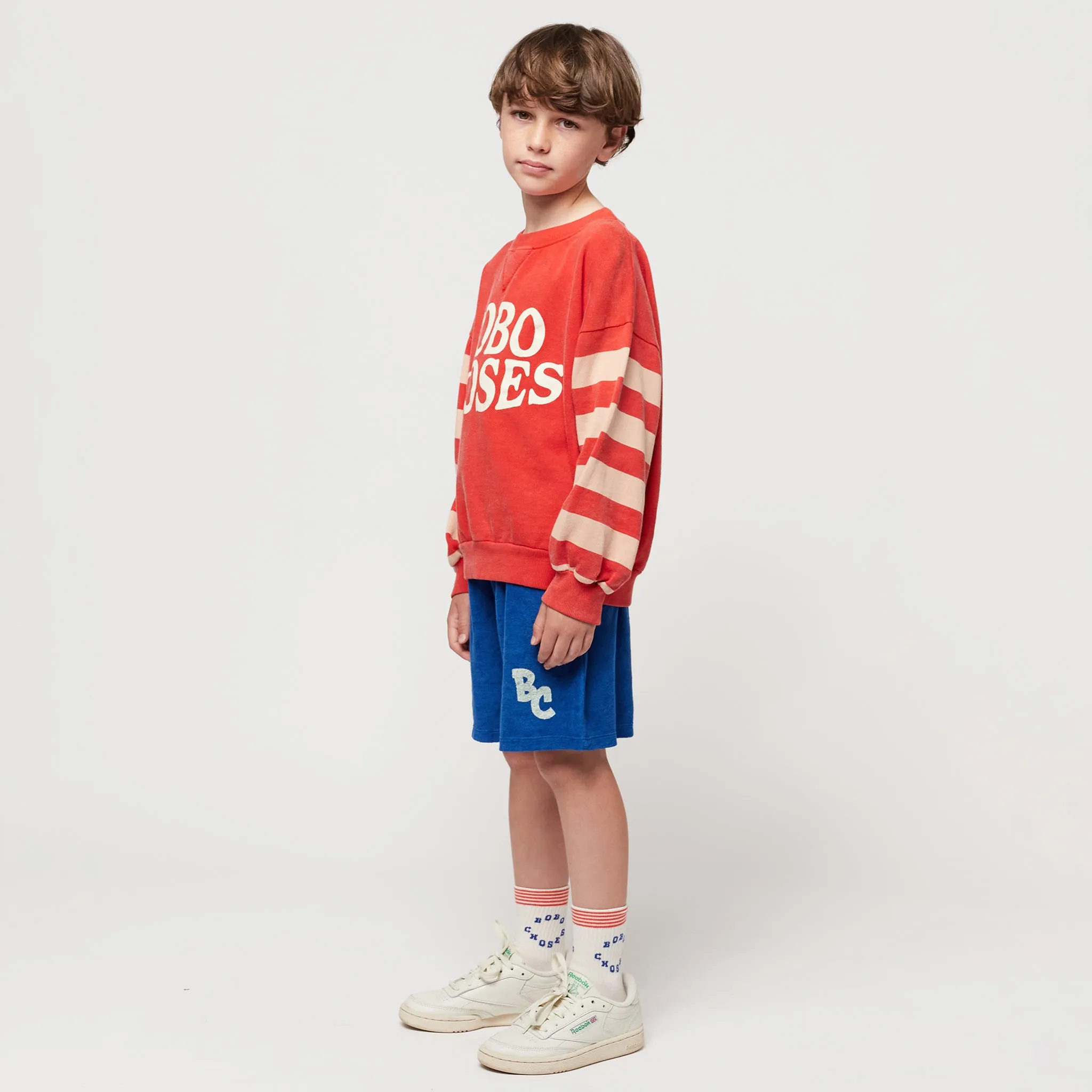 Bobo Choses Child Stripes Sweatshirt Red