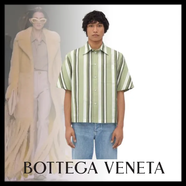 BOTTEGA VENETA  |Striped cotton shirt