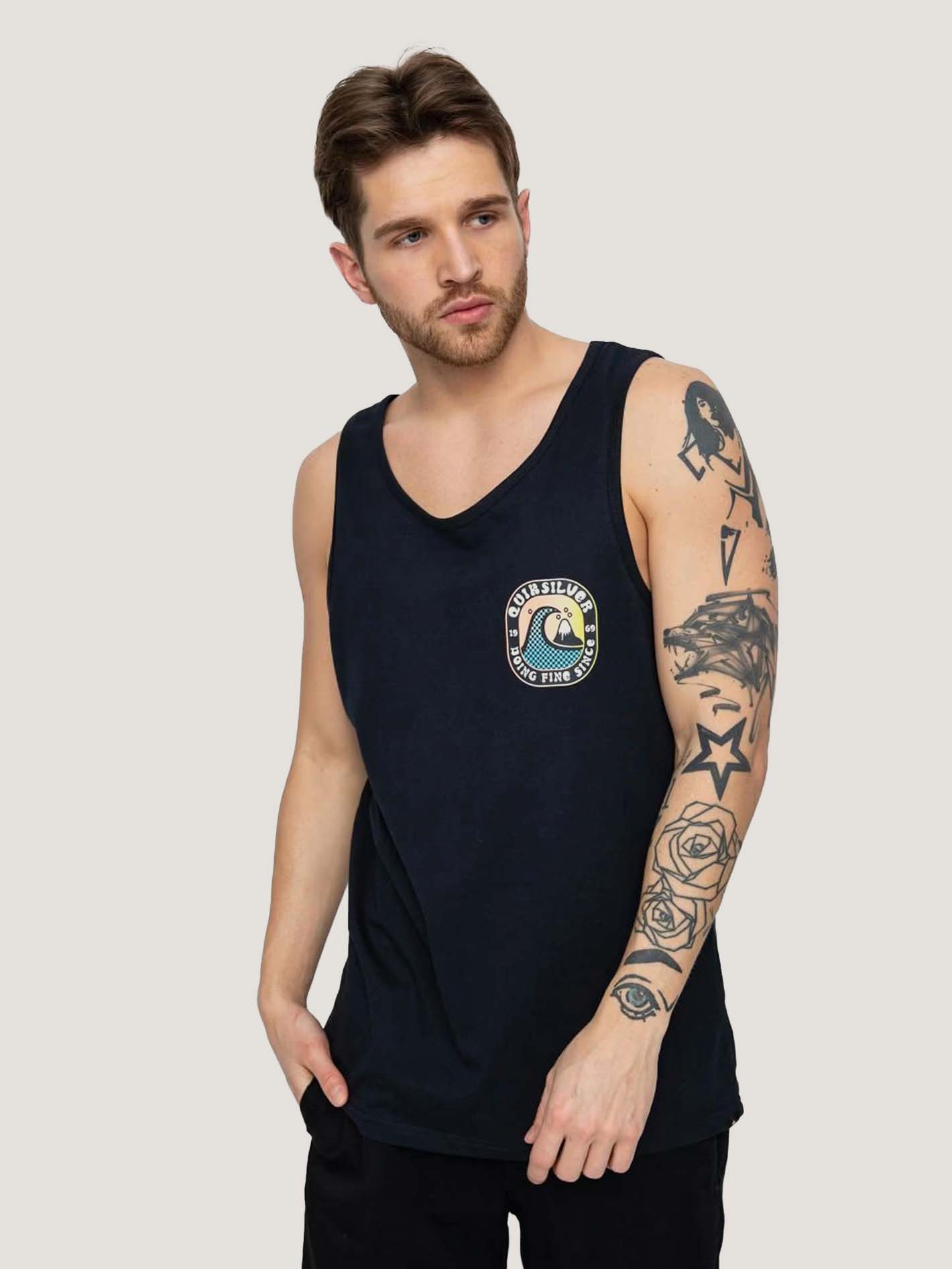 BVD QUIKSILVER HOMBRE ANOTHER STORY TANK