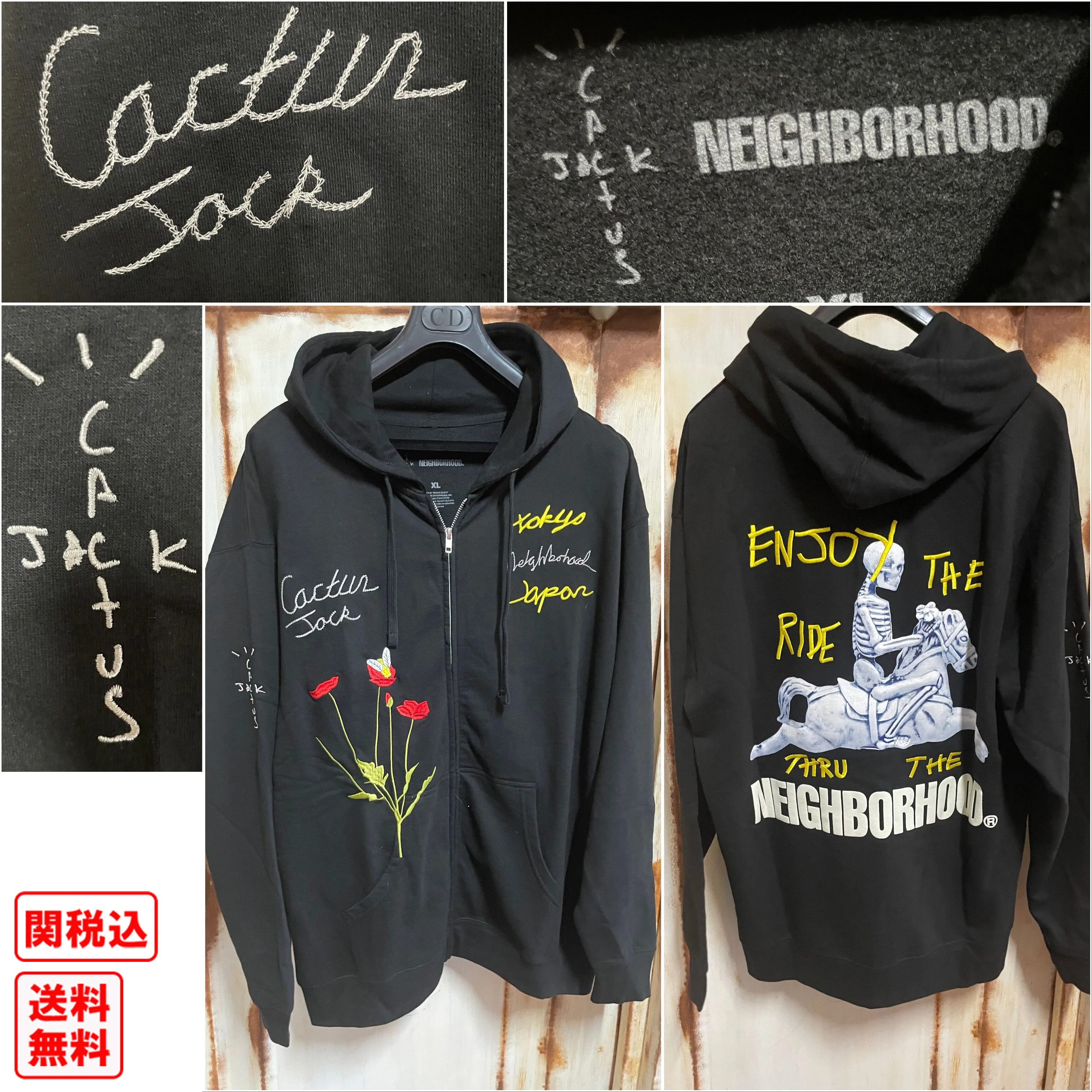 Cactus Jack  |Street Style Collaboration Cotton Hoodies