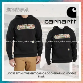 Carhartt  |Camouflage Long Sleeves Logo Hoodies