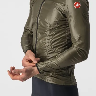 Castelli Men's Aria Shell Jacket/Moss Brown