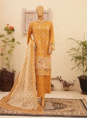 Chand Bagh By Bin Saeed Embroidered Lawn 3 Piece Stitched Suit  - BS24CBEL D-154