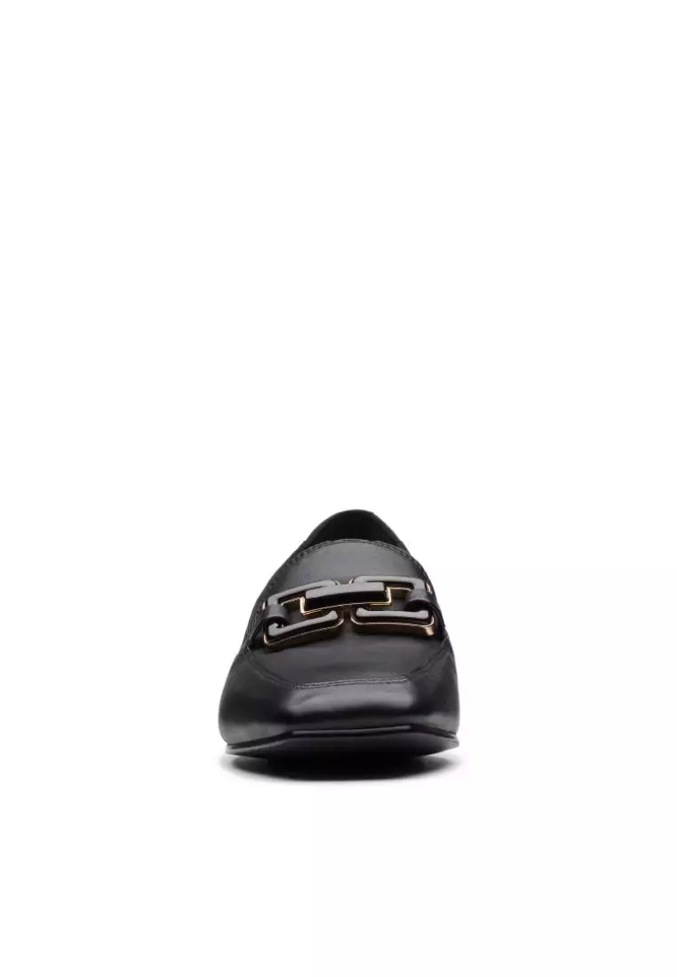 Clarks Clarks Seren30 Easy Black Leather Womens Dress Shoe