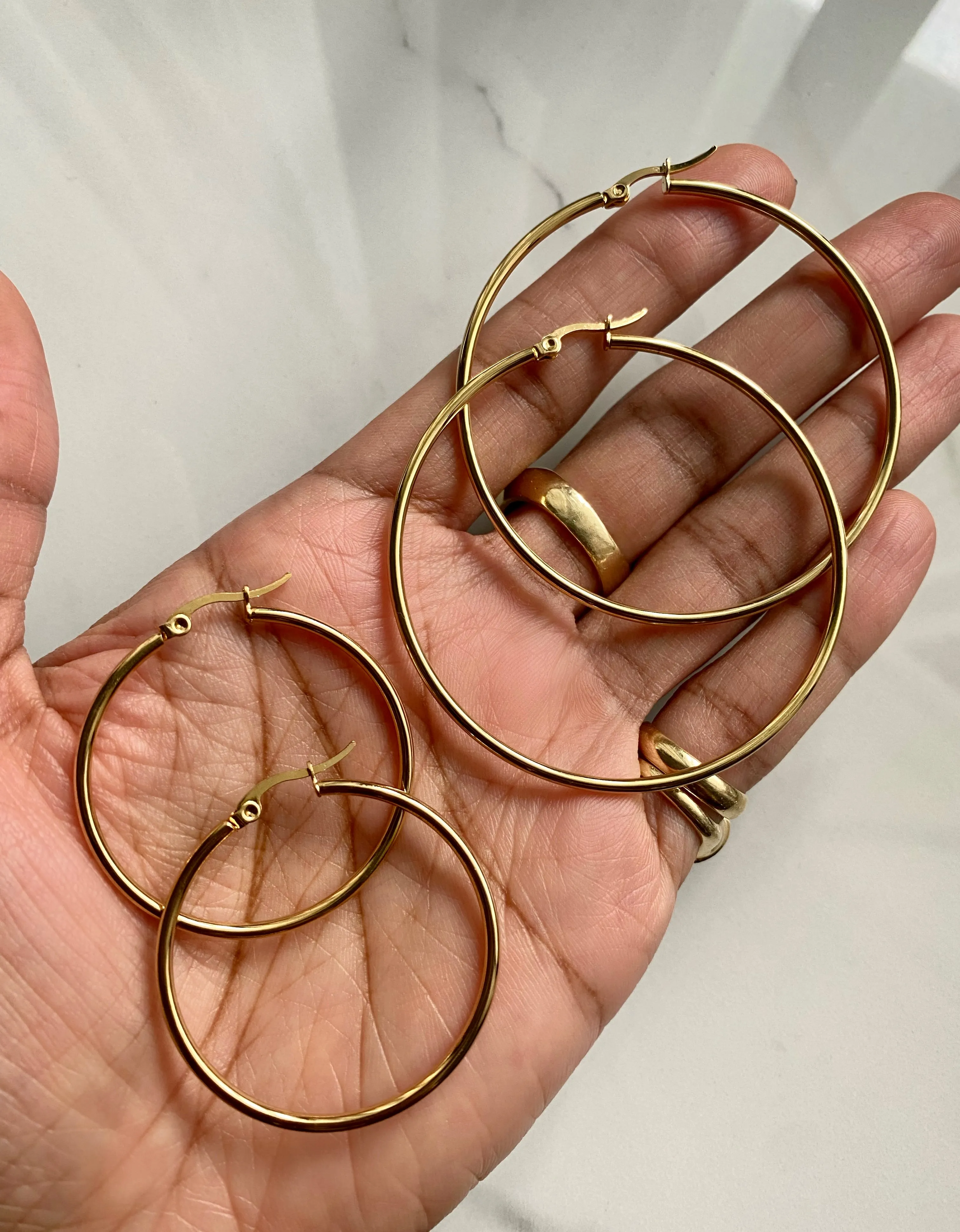 Classic Thin Hoops