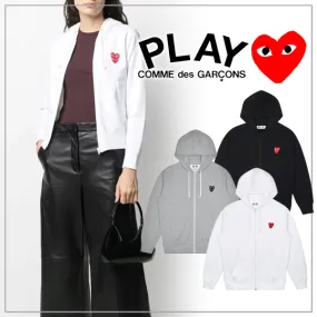 COMME des GARCONS  |Plain Logo Hoodies & Sweatshirts