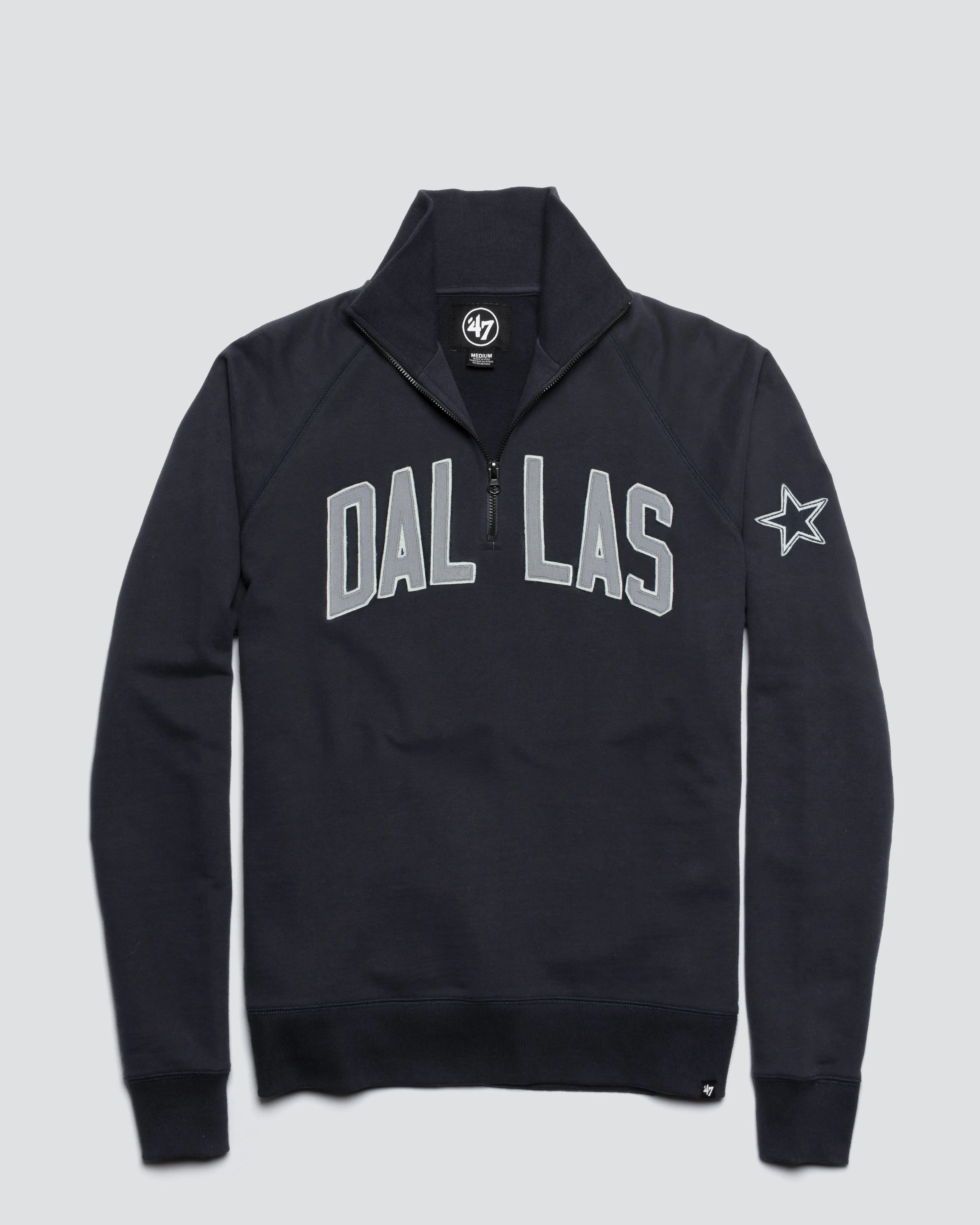 DALLAS COWBOYS BANKS '47 HARRIS SCRIMMAGE 1/4 ZIP