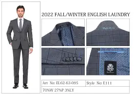 ENGLISH LAUNDRY 2-Piece Suit 62-63-095