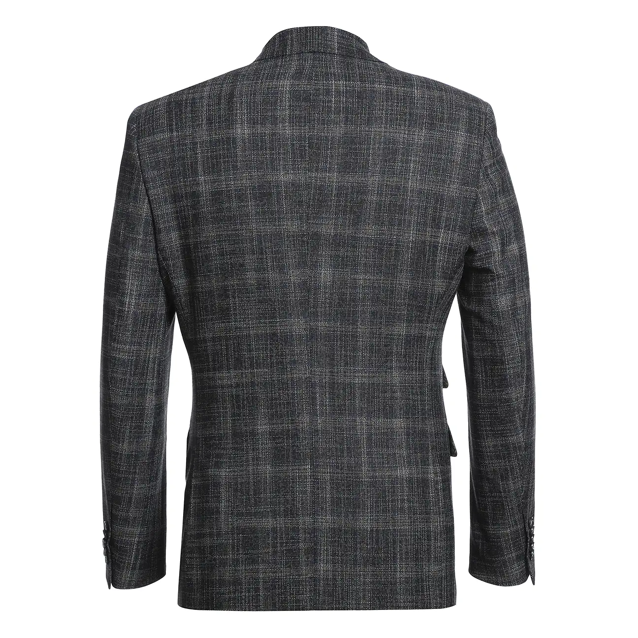 ENGLISH LAUNDRY 3-Piece Black Check Peak Suit 72-58-001