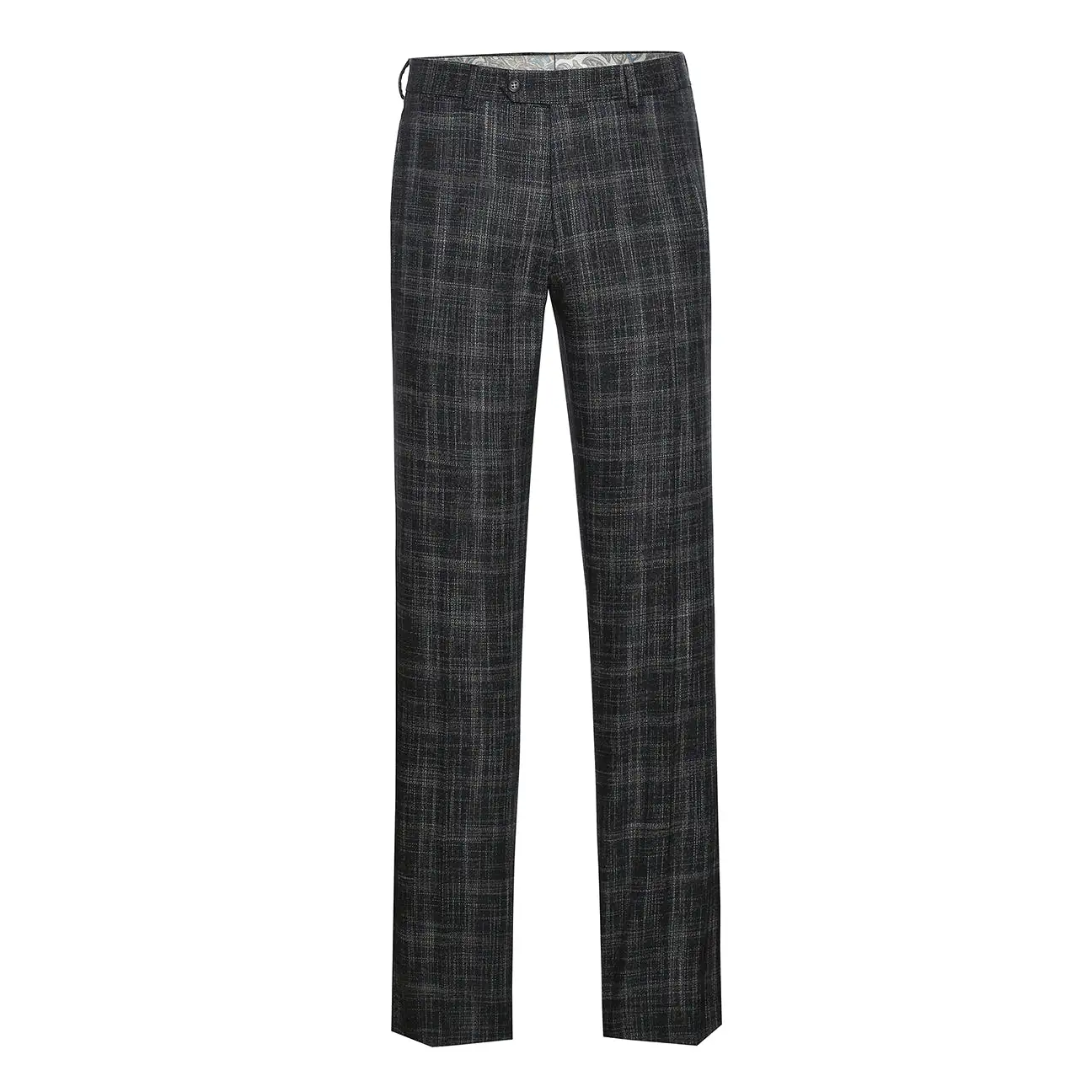 ENGLISH LAUNDRY 3-Piece Black Check Peak Suit 72-58-001