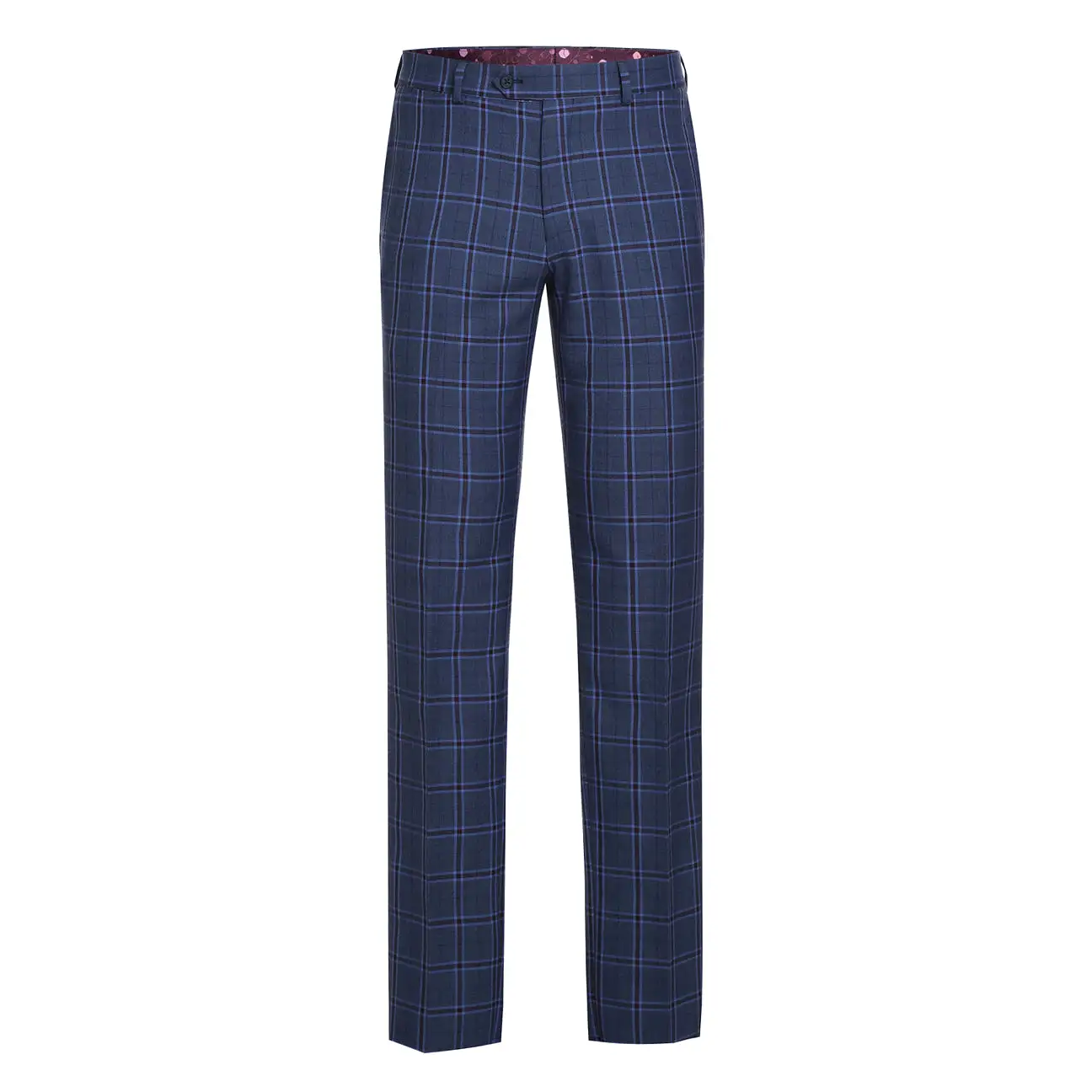 ENGLISH LAUNDRY Blue Checked Notch Suit 72-53-400