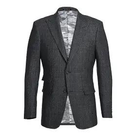 ENGLISH LAUNDRY Wool Charcoal Checked Peak Suit 52-50-410