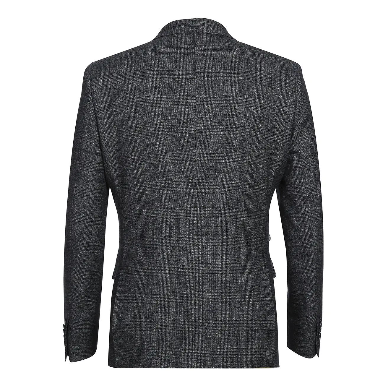 ENGLISH LAUNDRY Wool Charcoal Checked Peak Suit 52-50-410