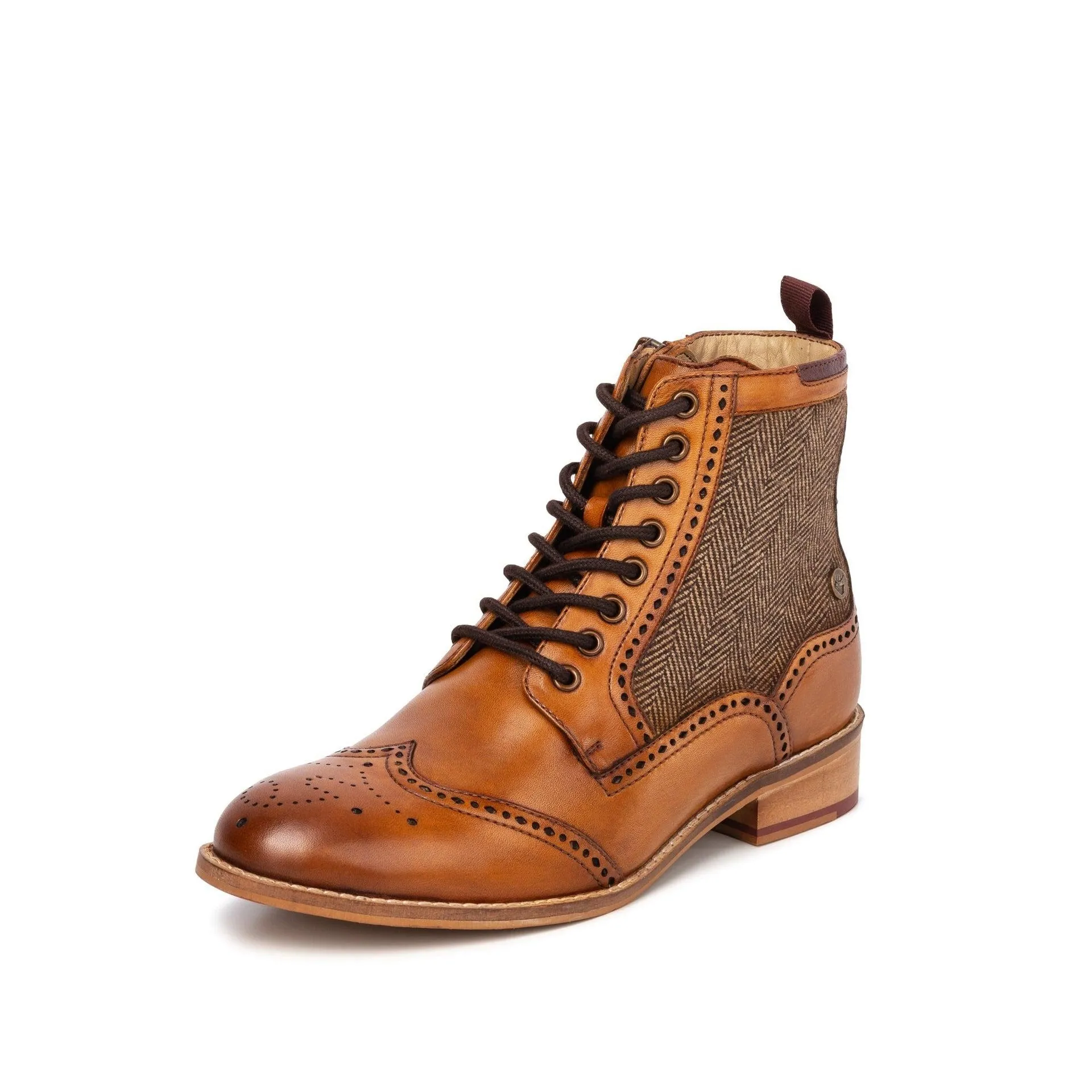 ERICIA TAN TWILL BOOT