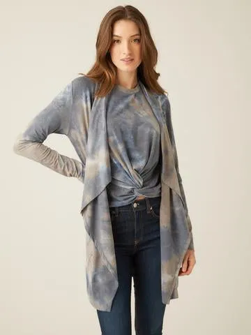 Fifteen Twenty Tie Dye Twist Front Jacket