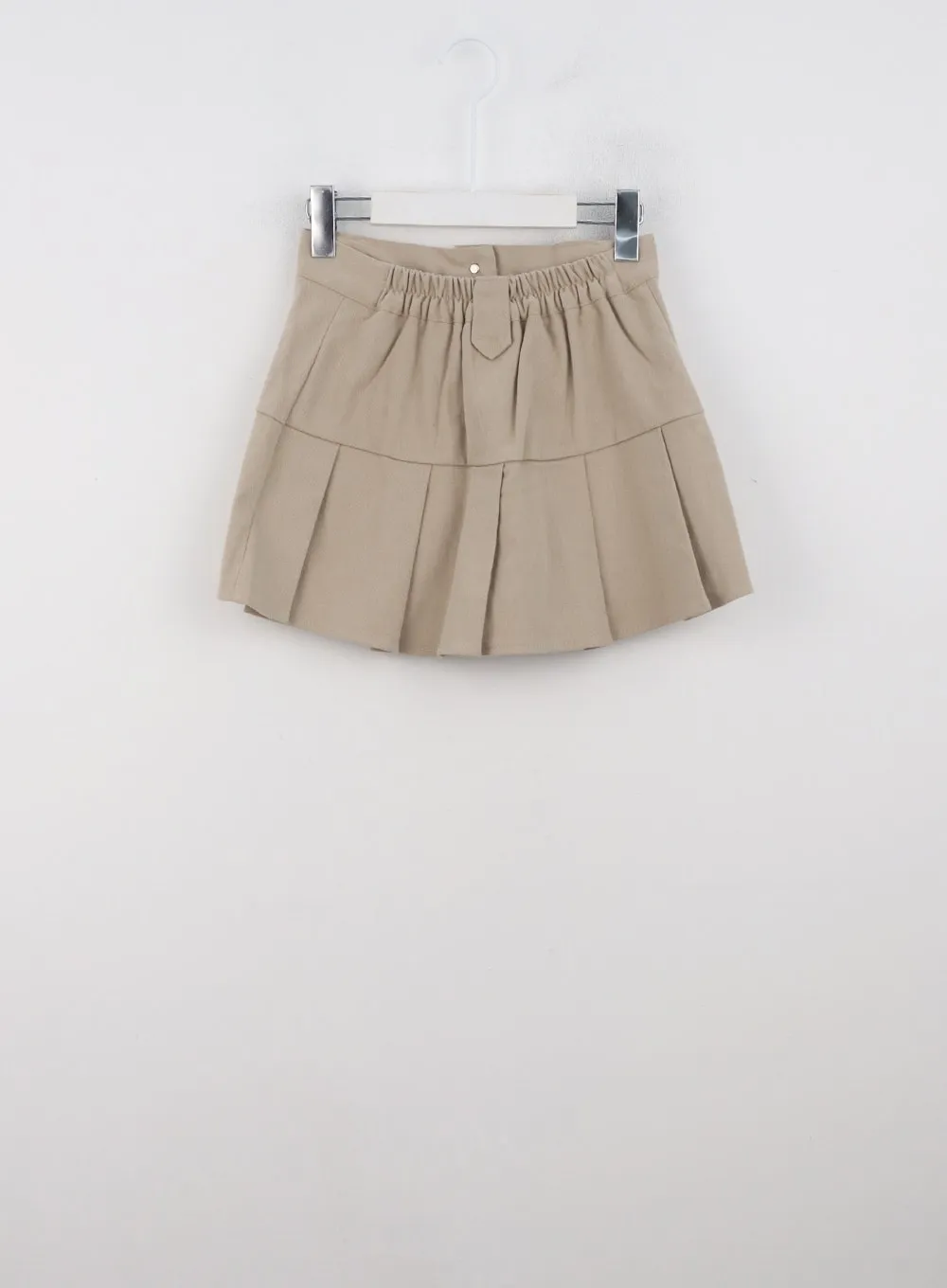 Fleece Pleated Mini Skirt CD301