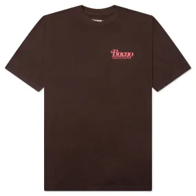 Flower Love S/S Tee - Chocolate