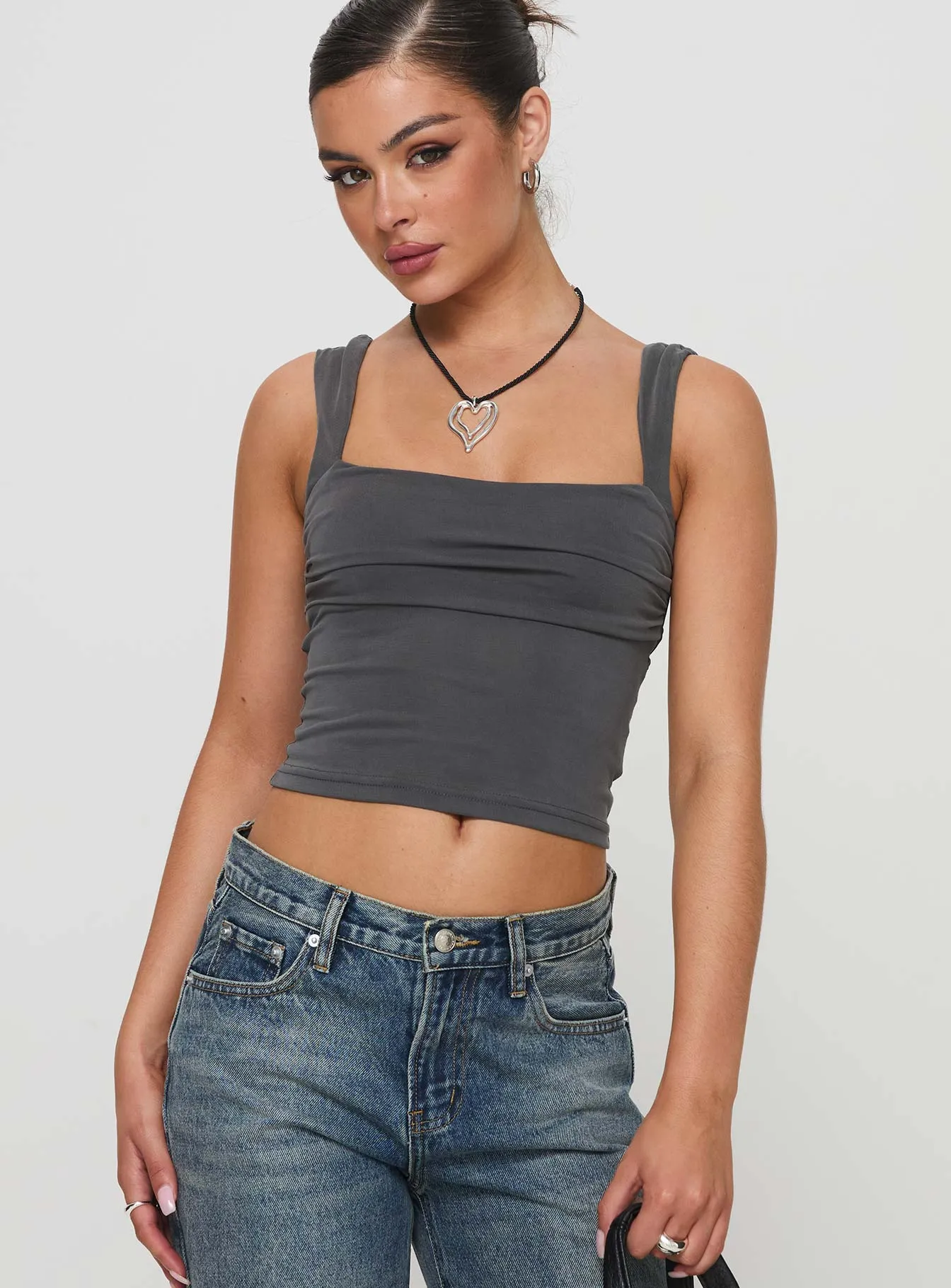 Francois Backless Top Slate