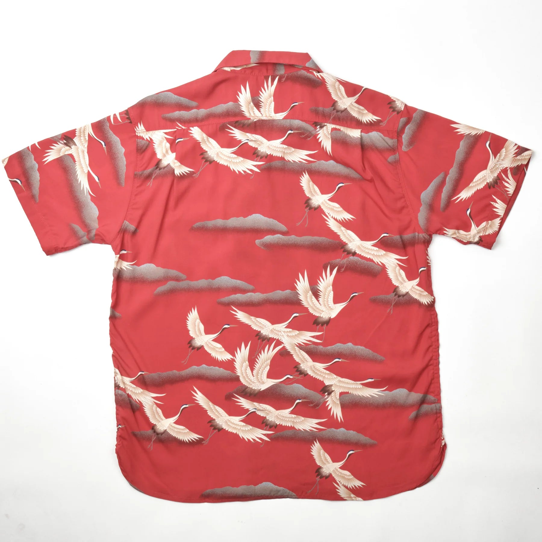 Freenote Cloth Hawaiian - Red Crane