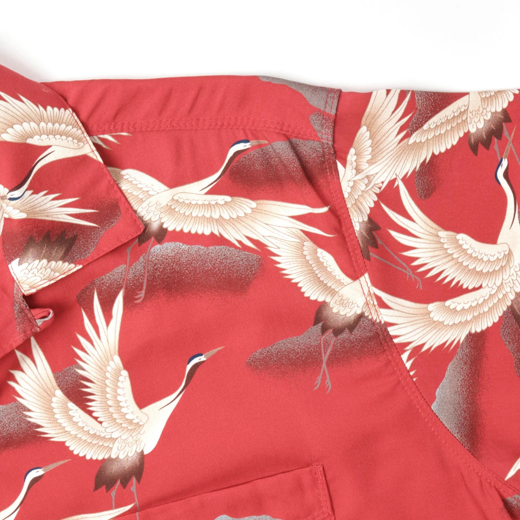 Freenote Cloth Hawaiian - Red Crane